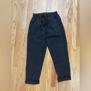 Pinstripe dress pants